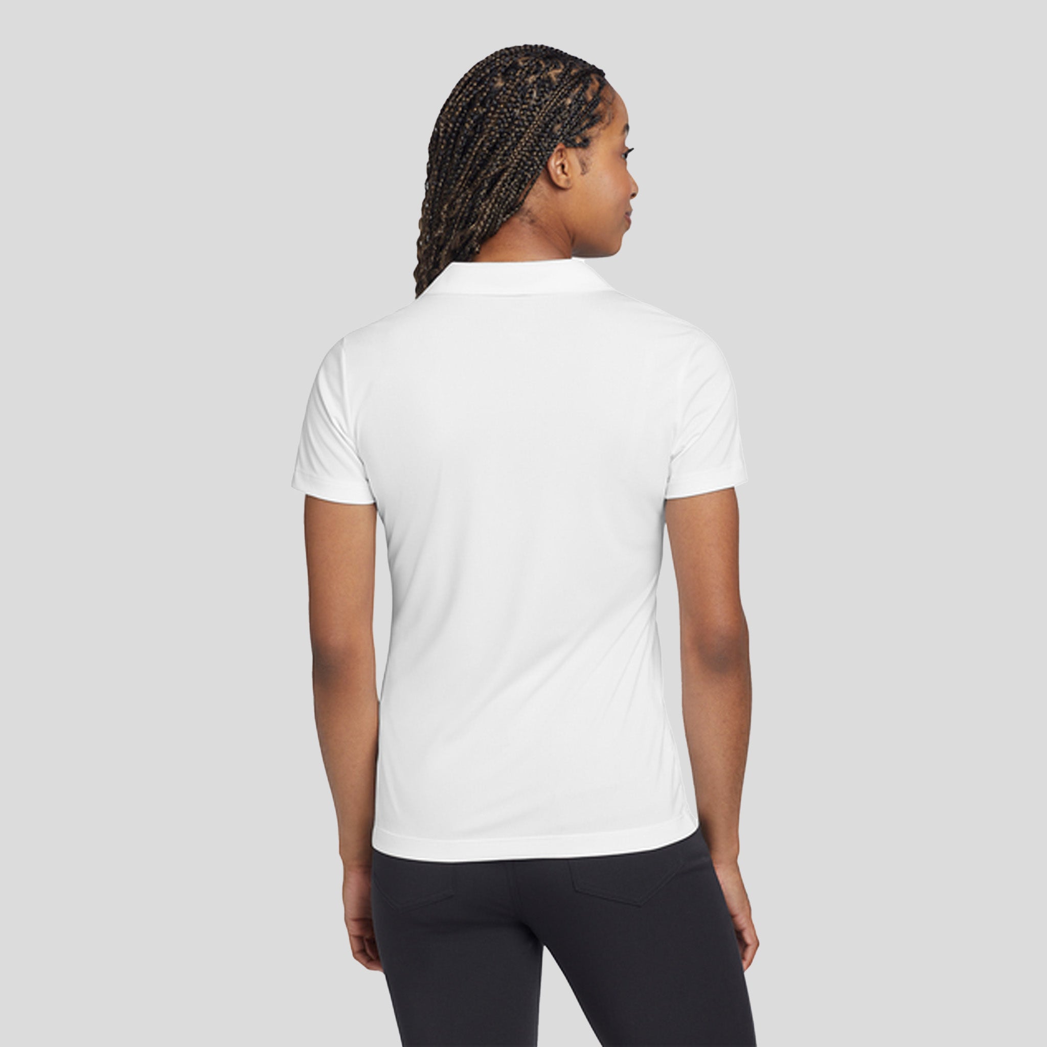 Women's Dri-FIT Vertical Mesh Polo | White